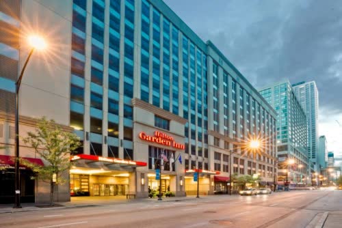 美國芝加哥市中心壯麗大道希爾頓花園飯店 Hilton Garden Inn Chicago Down