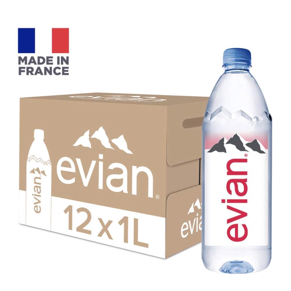 法國 EVIAN 礦泉水 塑膠瓶(1000mlx12瓶) $739 - 愛票網