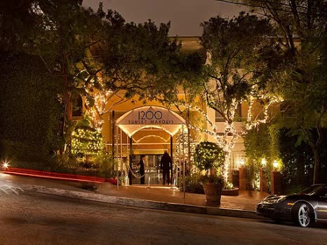 美國洛杉磯日落侯爵飯店及別墅 Sunset Marquis Hotel ＆ Villas 線上住宿訂
