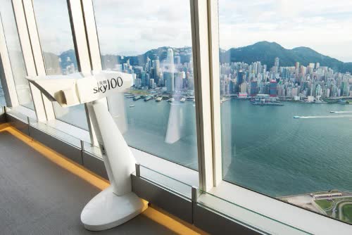香港最高地標香港Sky100觀景台門票優惠 $469 - 愛票網