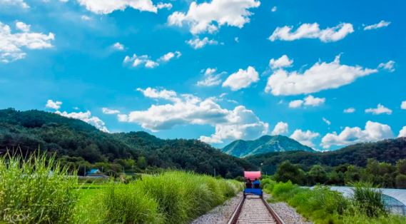 韓國江村鐵道自行車體驗線上訂票 $776 - 愛票網