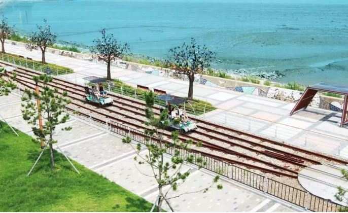 韓國永宗島鐵路自行車＋月尾島＋松月童話村＋自由公園一日遊仁川人氣賞櫻景點線上訂票 $1701 - 愛