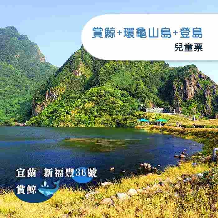 【宜蘭】新福豐36號賞鯨+環龜山島+登島-兒童票 $1099 - 愛票網