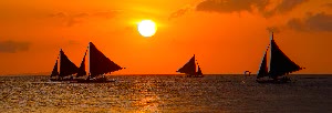 【長灘島私人包船半日遊】  風帆船 Paraw 夕陽航海體驗 $244 - 愛票網
