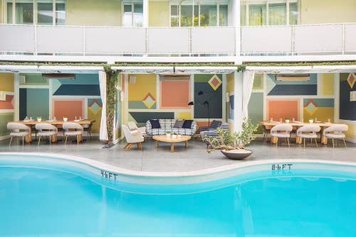 美國洛杉磯比佛利山阿瓦隆飯店 Avalon Hotel Beverly Hills 線上住宿訂房 $