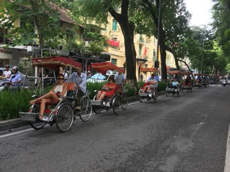 越南 老城區人力車體驗三輪車漫遊河內 $277 - 愛票網