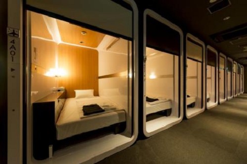 日本長崎第一膠囊旅館ㄧ長崎 First Cabin Nagasaki  線上住宿訂房 $1656 -